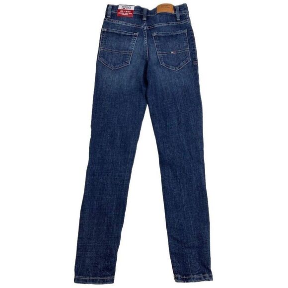 Tommy Hilfiger High Rise Jean‎ Jeggings Women's 24 Blue Slimming Pockets Stretch - Picture 4 of 16